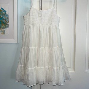 White Flowy Zara Dress